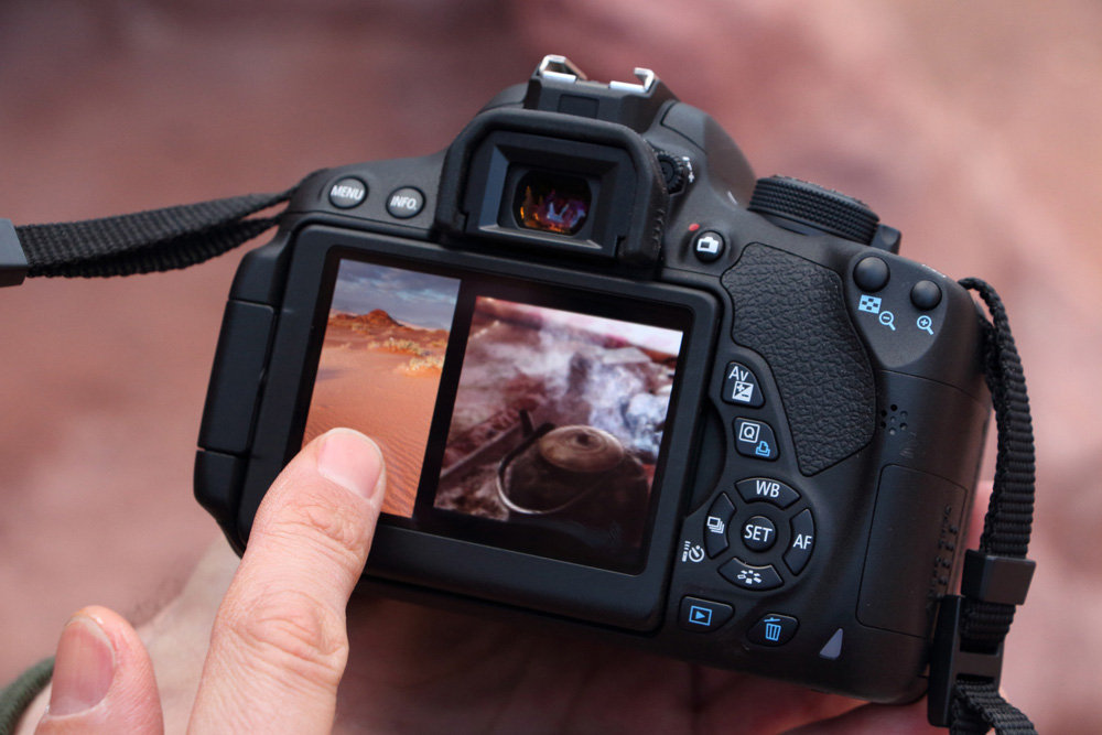 Canon 700D unggul di layar sentuh dan kecepatan fokus saat live view & rekam video.