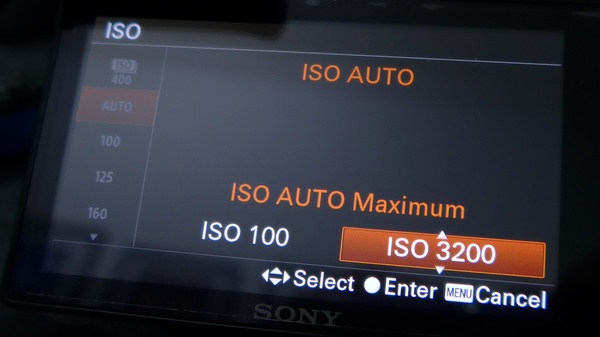 ISO auto Sony
