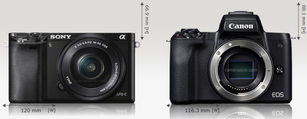 Desværre skæbnesvangre Brun Sony A6000 vs Canon M50 mana kamera yang lebih bagus untuk foto & video?